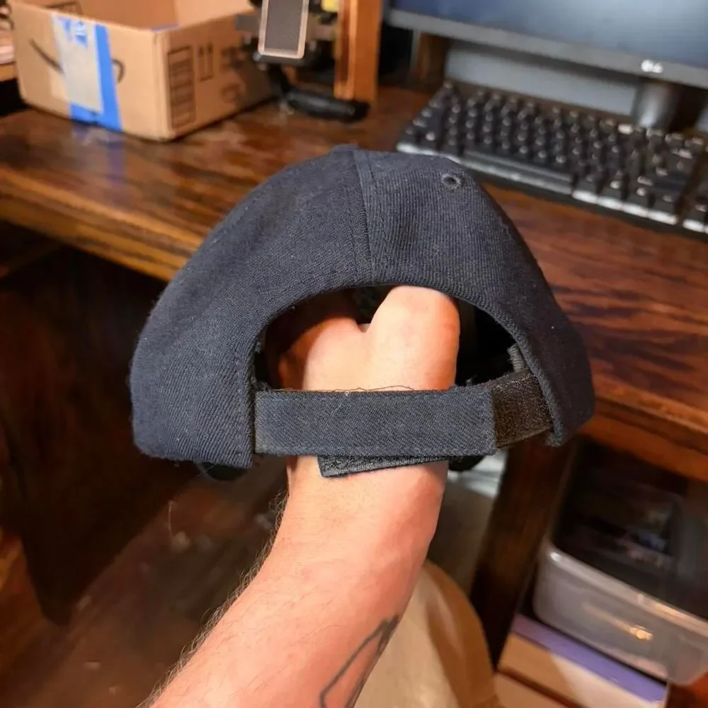 Unbranded Men's Black and Navy Hat